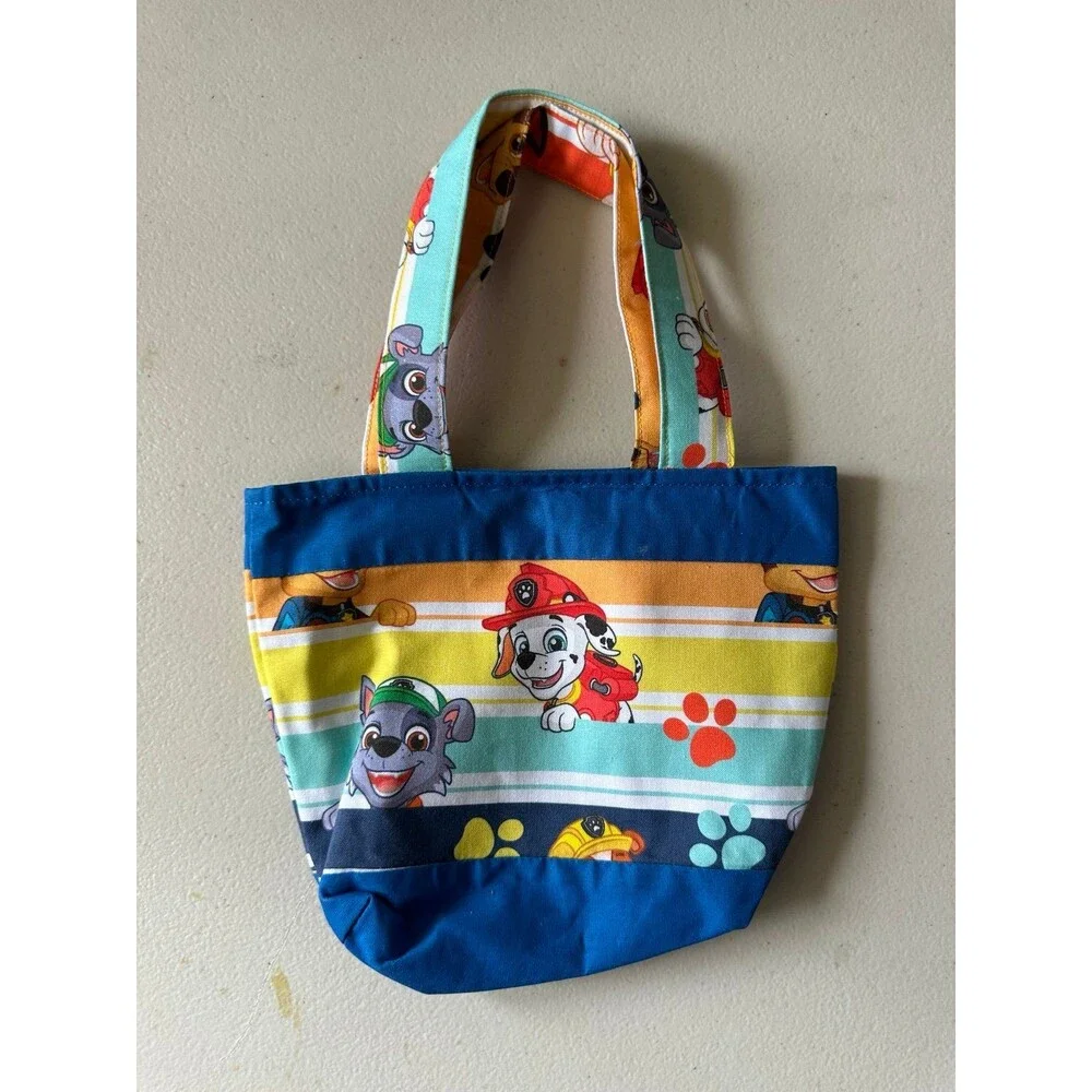 Handmade NWOT Paw Patrol Marshall Rocky Mini Open Tote Bag